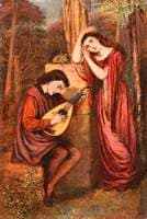 The Theodore Watts-Dunton Cabinet: Genevieve (after Dante Gabriel Rossetti)