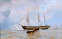 A Ship and a Longboat