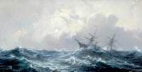 A Ship in a Stormy Sea