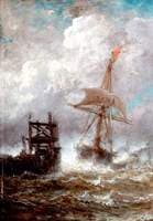 Seascape with a Ship
