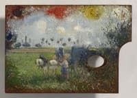 The Artist's Palette withg a Landscape