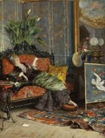 Young Woman Reading