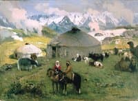 Camp in the Mountains