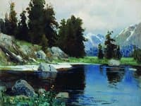 Lake in Lazha