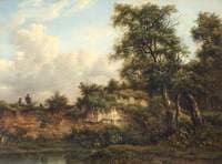 Wooded Landscape with Figures