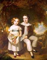 Sir Henry Ainslie Hoare, 5th Bt, and His Sister Georgiana Hoare, as Children