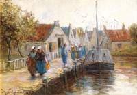 Scene on the Maas, near Dordrecht, Holland