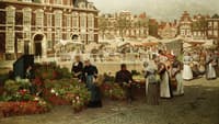 Flower Market in the Hague