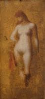 Femme nue au debout