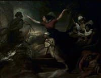 Scene in The Flood