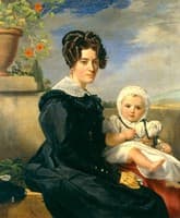 Portrait of Madame Navez and Her Son