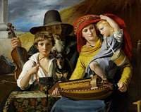 Les musiciens ambulants (A Musician Family)