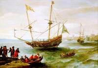 An Algerine Ship off a Barbary Port