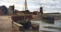 Harbour with Fishing Cobles