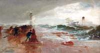 Storm in Whitby Harbour