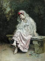 Young Lady in a Garden