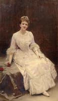 Portrait of Maquise d'Hervey, Seated