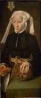 Portrait of a Young Woman with a Skull