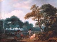Wooded Landscape with Figures
