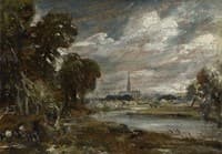 Salisbury Cathedral from the River Nadder