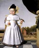 Boy Holding an Apple