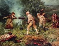 Molly Pitcher at The Battle of Monmouth, 1778