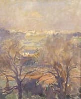 First View of Hyde Park, London in November