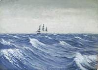 A Sailing Ship from the 'Umberleigh'
