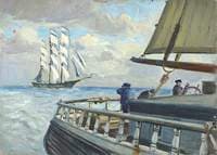 A Sailing Ship, St Malo