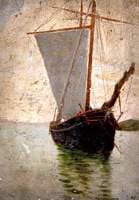A Schooner at Anchor