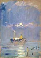 A Ship in the Moonlight