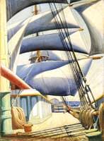 A View of the 'Endymion' Aft in Fair Weather
