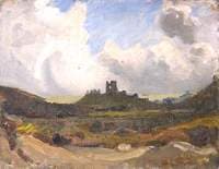 Corfe Castle from the North East, Dorset