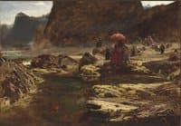 The Sultan and His Camp by the Enchanted Lake