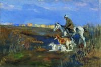 Hunter with Dogs