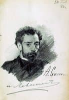 Portrait of Isaak Levitan