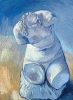 Plaster Statuette of a Female Torso