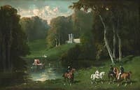 Cavaliers and Amazons at the Lakeside