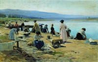 Washerwomen in Vichy