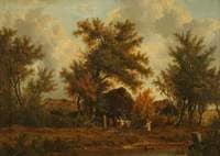 Landscape with Haystacks