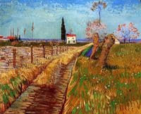 Path through a Meadow with Willows