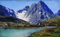 Lake in the Caucasus