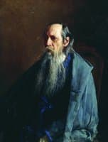 Portrait of Mikhail Saltykov-Schedrin