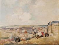 View of Dieppe from the Cliffs