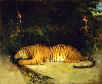 Tiger Devouring a Peacock