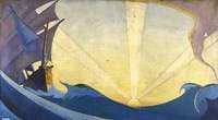 The 'Cutty Sark' at Sunset
