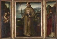Triptych with Saint Anthony of Padua