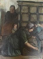 Marie-Anne Henner Churning Butter