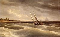 Boats Navigating the Waves