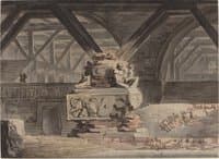 Stage Design:  A Sepulchral Vault